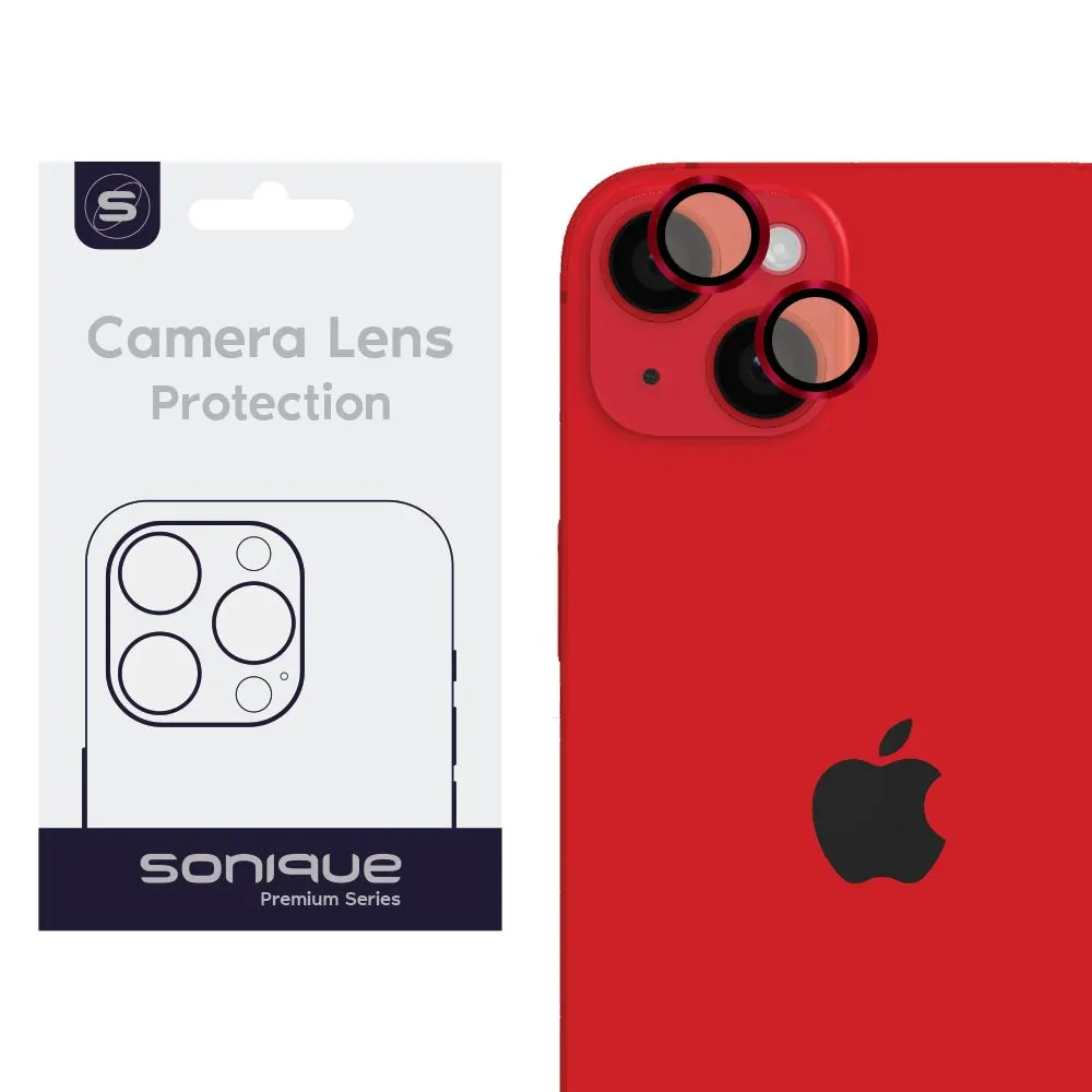 Προστασία Κάμερας Sonique Lens Pro Apple iPhone 14 / iPhone 14 Plus Κόκκινο
