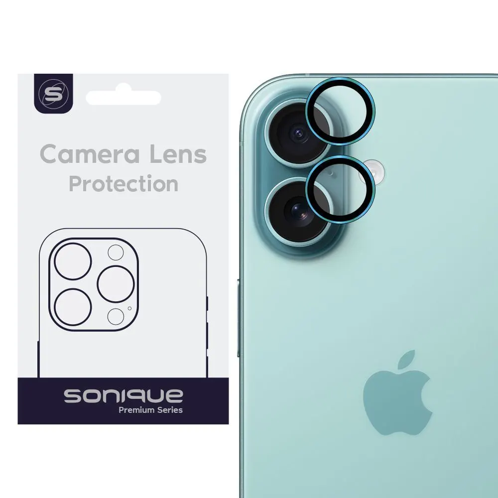Προστασία Κάμερας Sonique Lens Pro Apple iPhone 16 \/ iPhone 16 Plus Τιρκουάζ