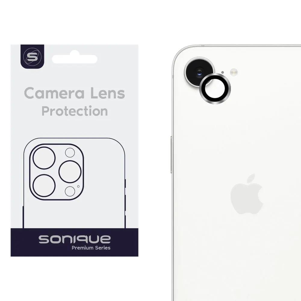Προστασία Κάμερας Sonique Lens Pro Apple iPhone 16e / iPhone 17e Ασημί