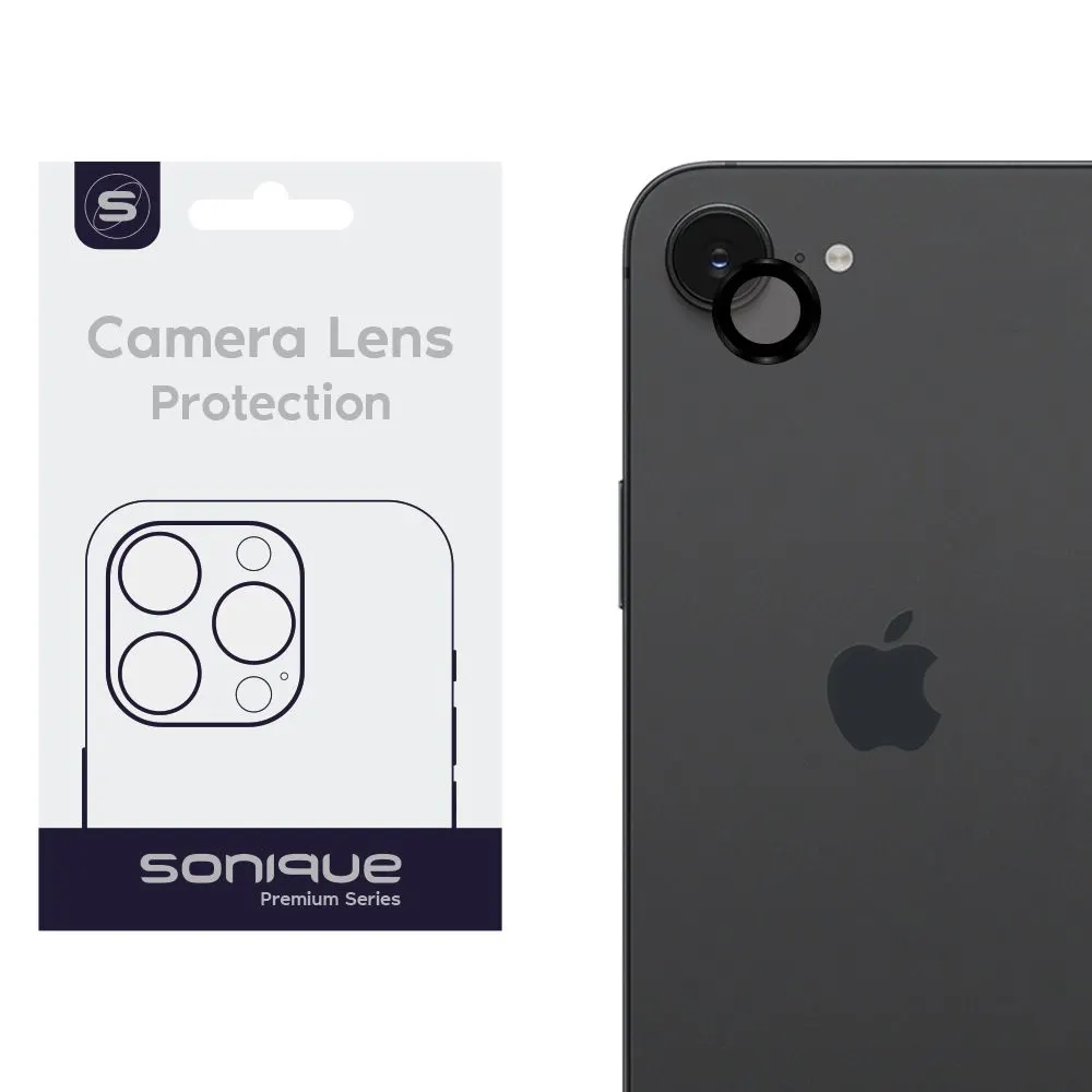 Προστασία Κάμερας Sonique Lens Pro Apple iPhone 16e \/ iPhone 17e Μαύρο