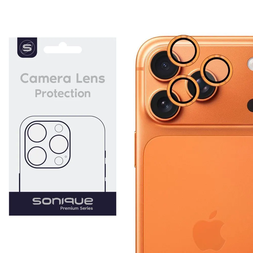 Προστασία Κάμερας Sonique Lens Pro Apple iPhone 17 Pro / iPhone 17 Pro Max Κοσμικό Πορτοκαλί