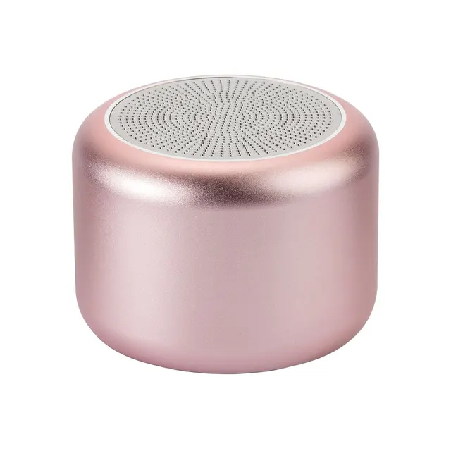 Ηχείο Bluetooth Sonique Mini TWS Single Luxury Beat Ροζ Χρυσό