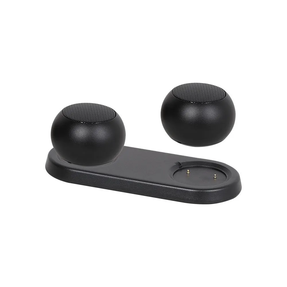 Ηχεία Bluetooth Sonique Mini TWS Double Luxury Beat Μαύρο