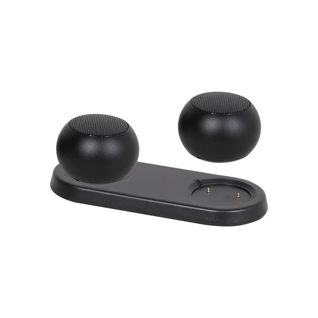 Ηχεία Bluetooth Sonique Mini TWS Double Luxury Beat Μαύρο