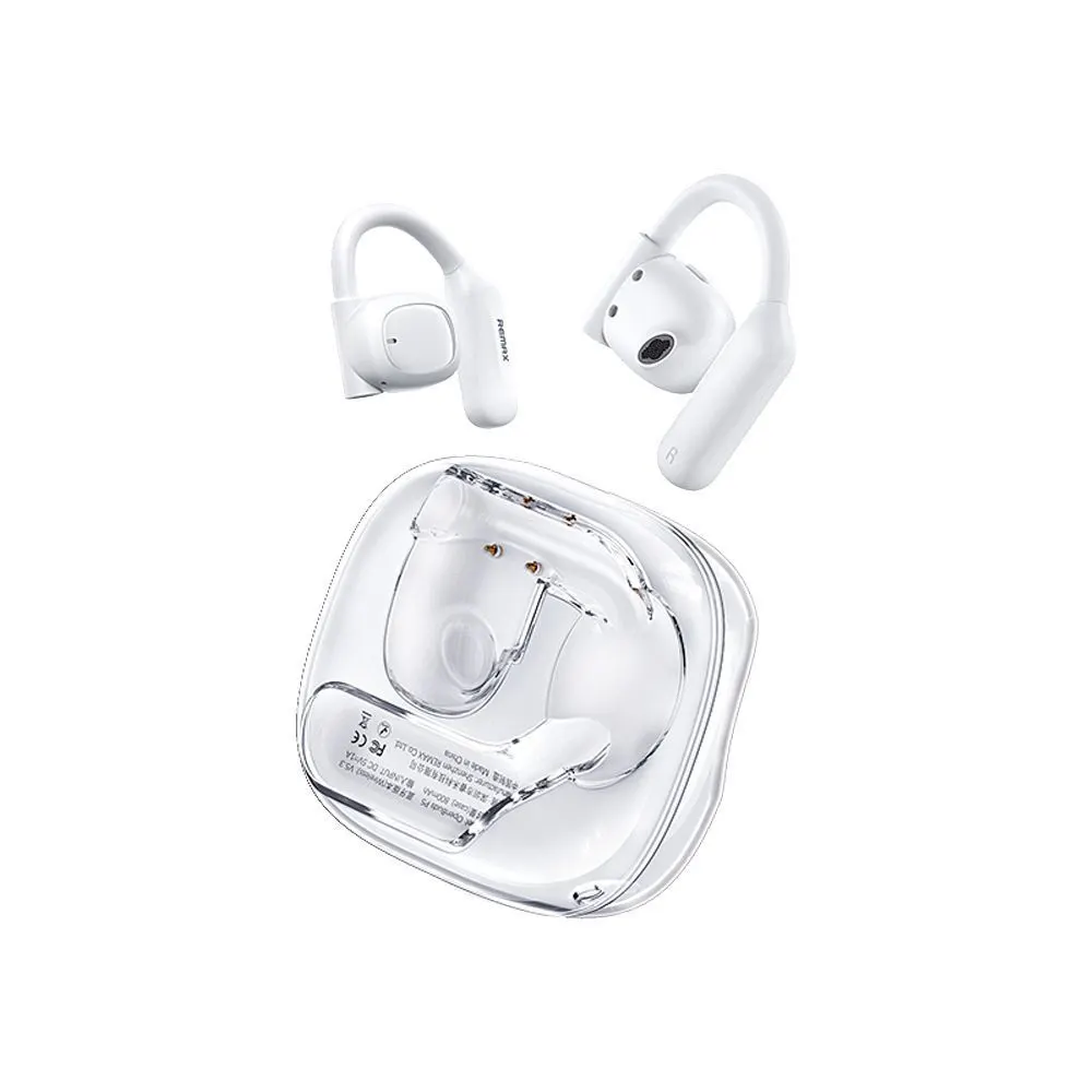 Ακουστικά Bluetooth Remax OpenBuds P5 Air Conduction Λευκό