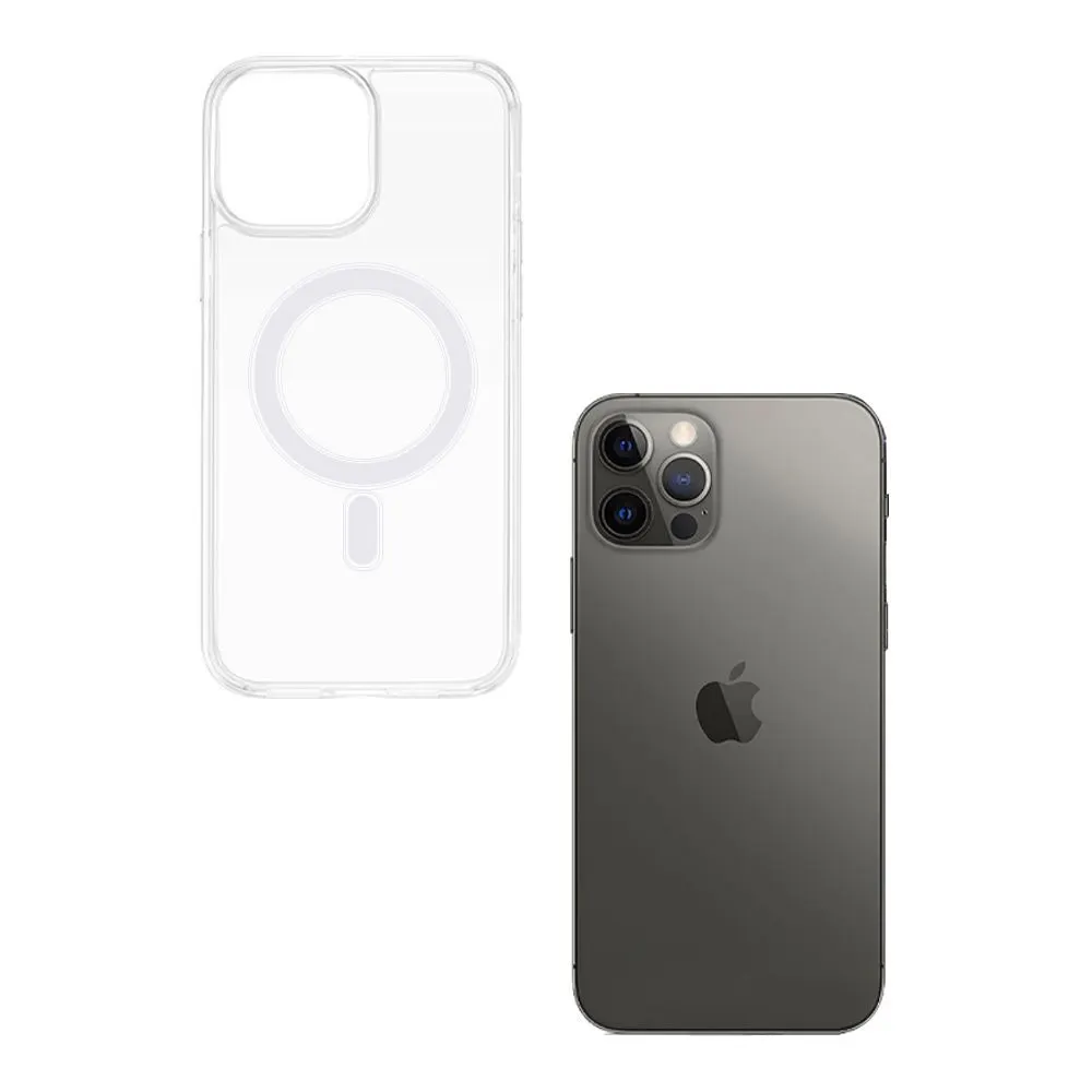 Θήκη Magnetic MagCase Sonique Apple iPhone 12 Pro Max Διάφανο
