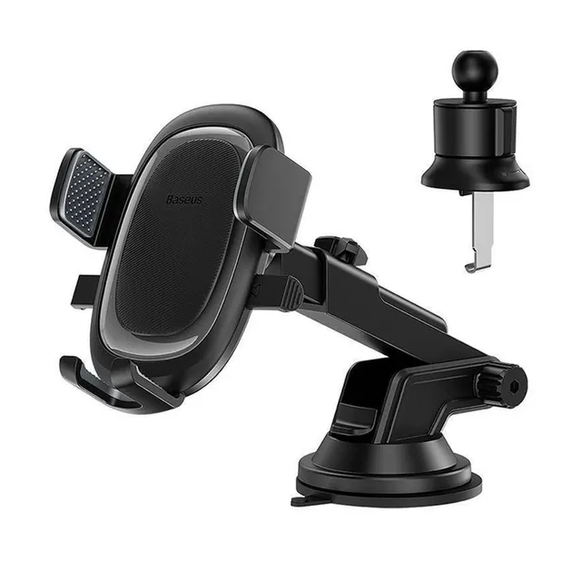 Baseus Βάση Αυτοκινήτου UltraControl Pro Clamp holder (Έκδοση Αεραγωγού και Ταμπλό) Μαύρη (C40351600113-00)