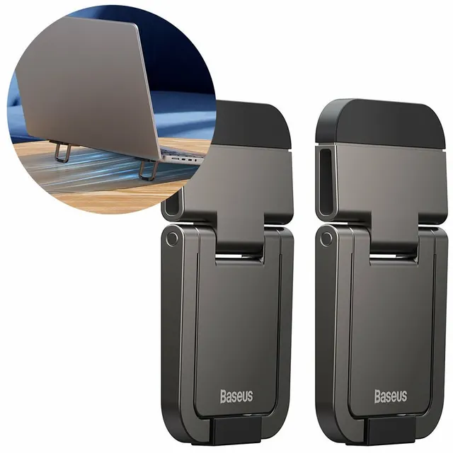 Βάσεις στήριξης Laptop Baseus Slim Kickstand (2τμχ) Γκρι