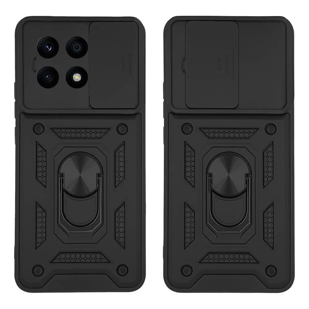 Θήκη Ring Armor CamPro Sonique Honor X8a Μαύρο