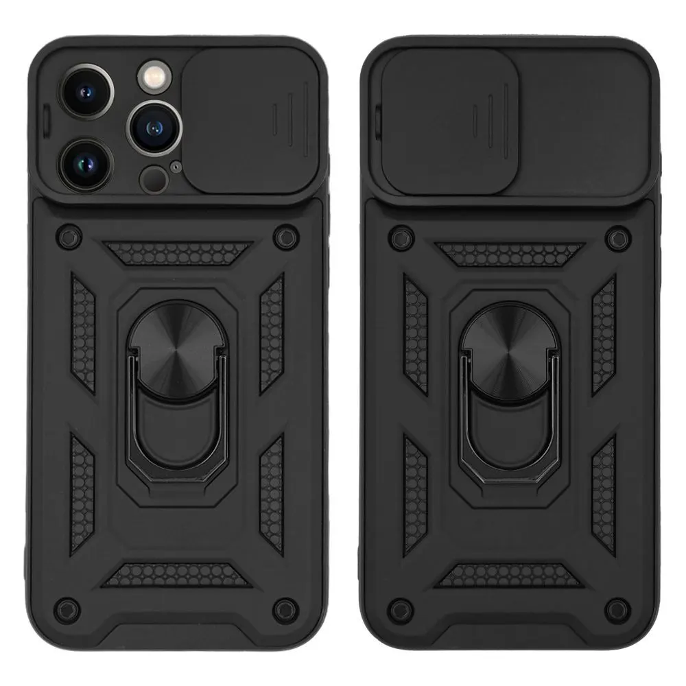 Θήκη Ring Armor CamPro Sonique για Apple iPhone 13 Pro Max Μαύρο