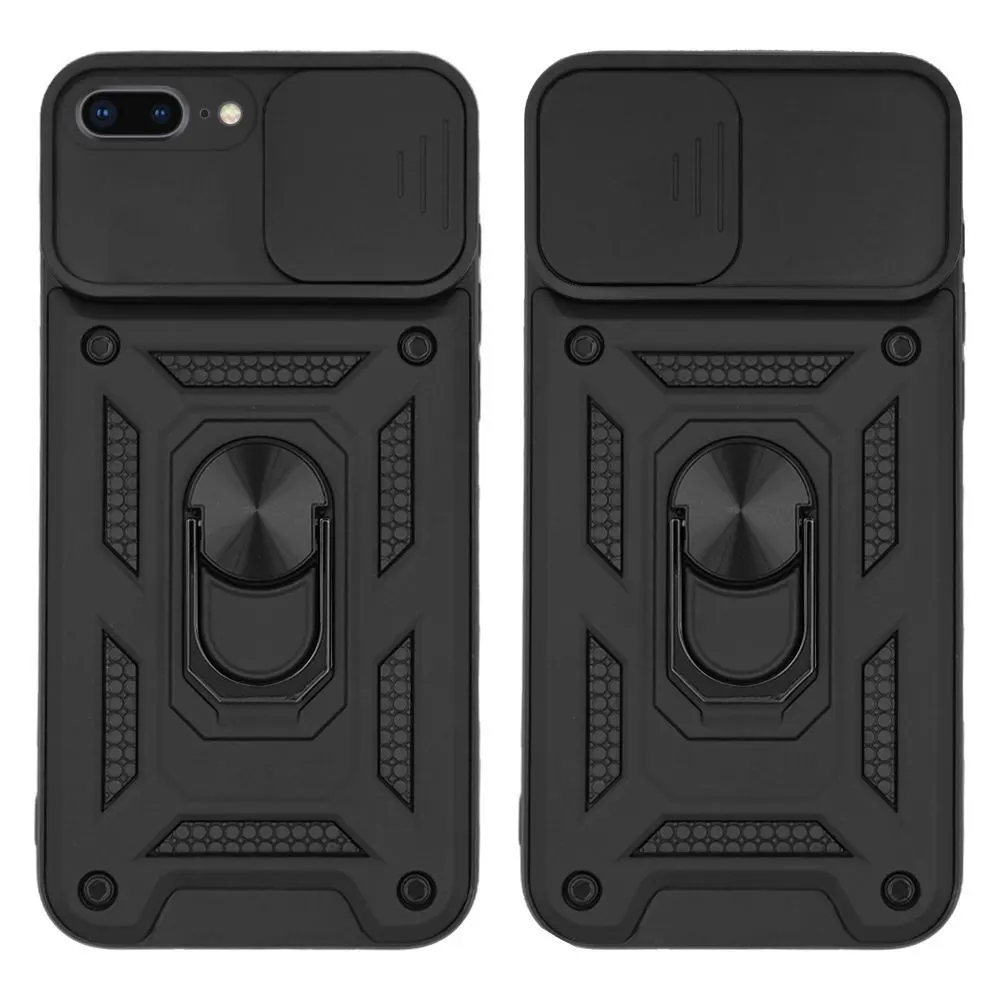 Θήκη Ring Armor CamPro Sonique για Apple iPhone 7 Plus / iPhone 8 Plus Μαύρο