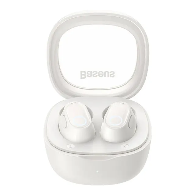Ακουστικά Baseus Bowie WM02 wireless earphone Bluetooth 5.3 Λευκό