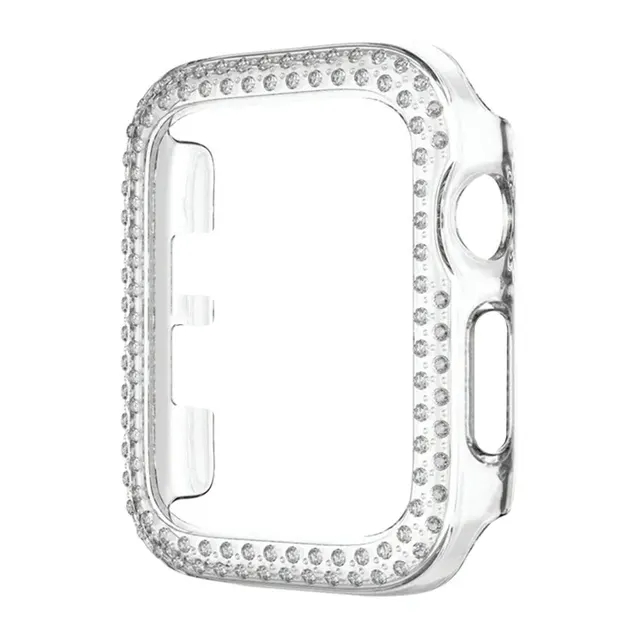 Θήκη Προστασία Luxury Double Diamond PC Sonique για Apple Watch Apple Watch 1/2/3 38 mm Διάφανο
