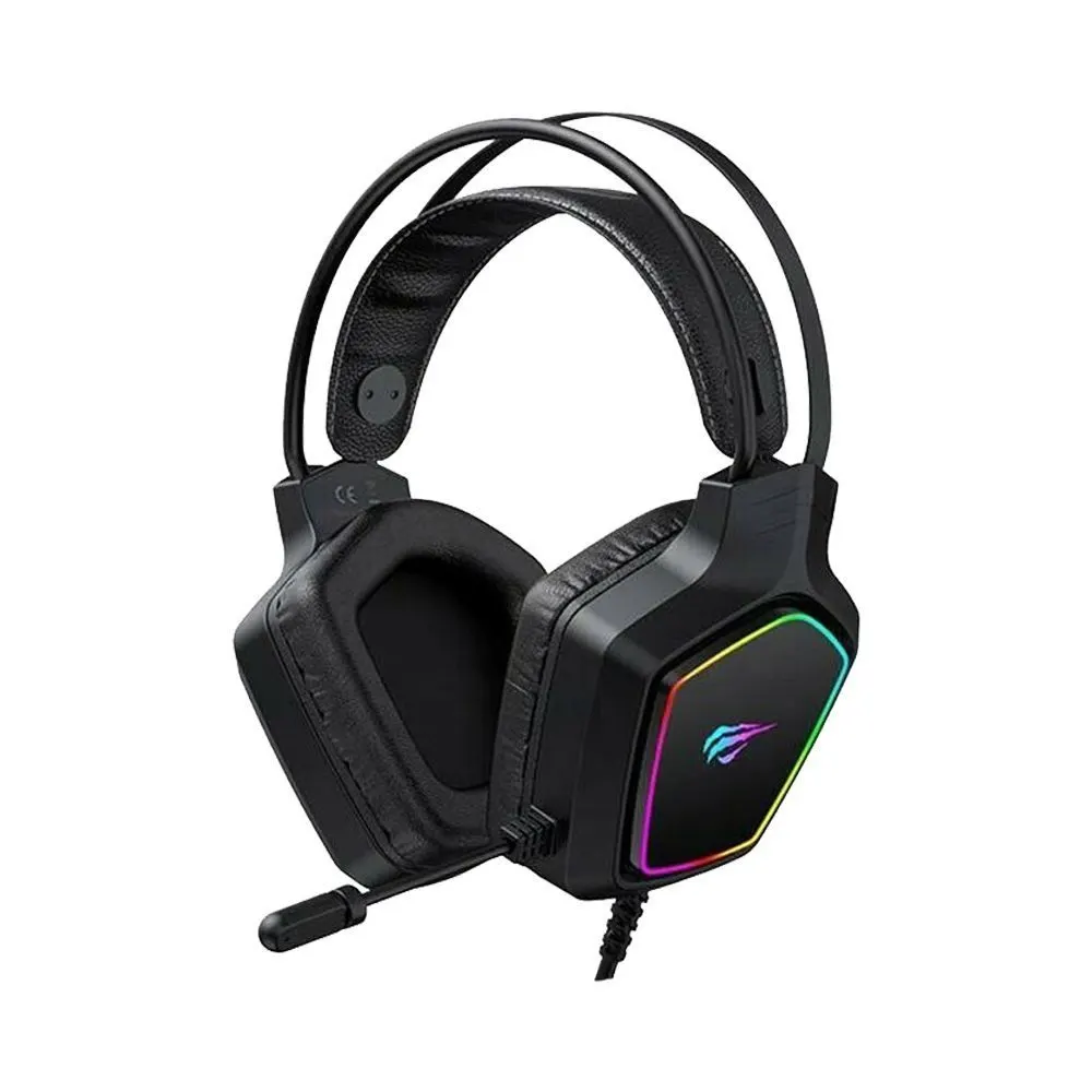 Gaming Ακουστικά Havit H656D RGB Μαύρο