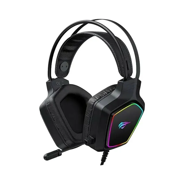 Gaming Ακουστικά Havit H656D RGB Μαύρο