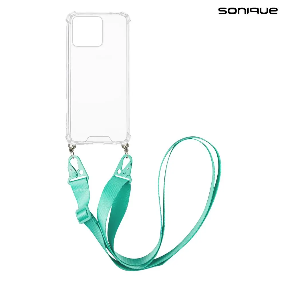 Θήκη Σιλικόνης με Strap Sonique Armor Clear Honor X8b Γαλάζιο
