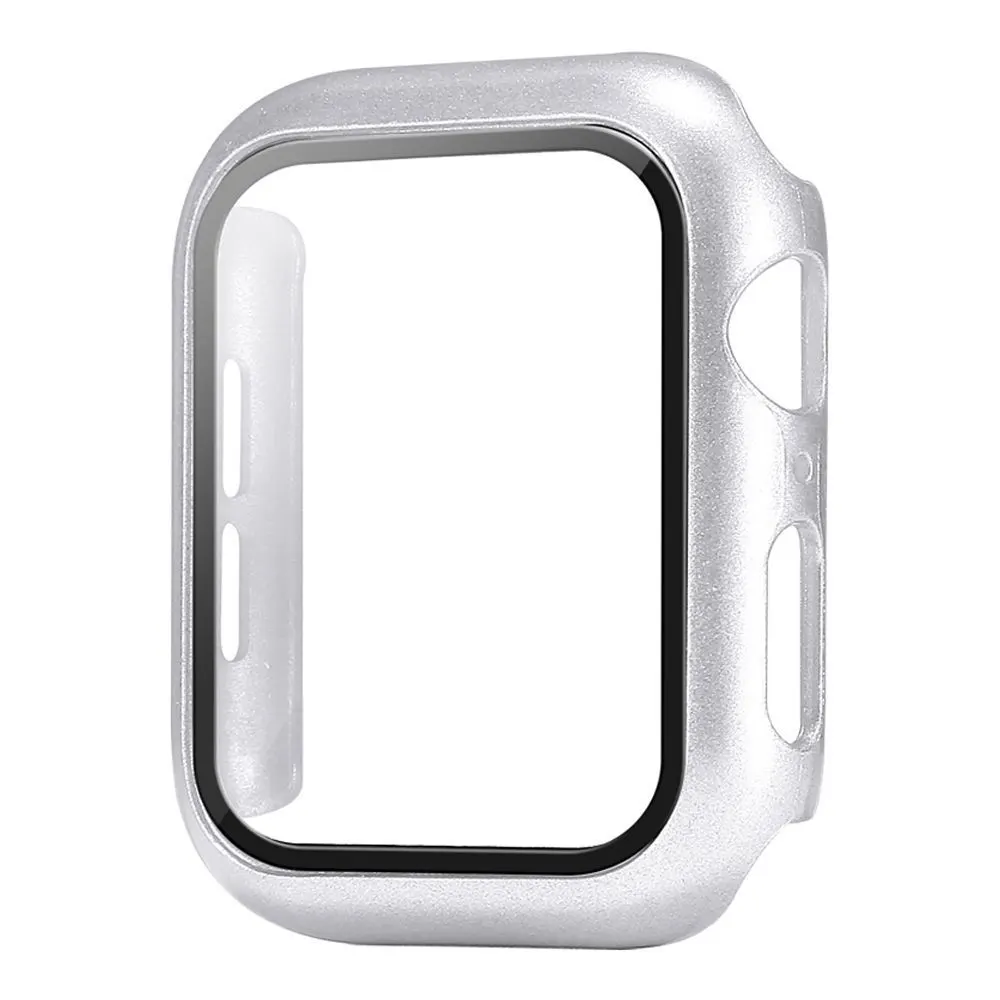 Θήκη Προστασία PC + Tempered Glass Sonique για Apple Watch Apple Watch 1/2/3 38 mm Ασημί
