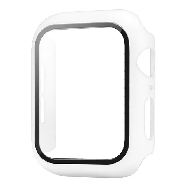 Θήκη Προστασία PC + Tempered Glass Sonique για Apple Watch Apple Watch 7/8/9 41mm Λευκό