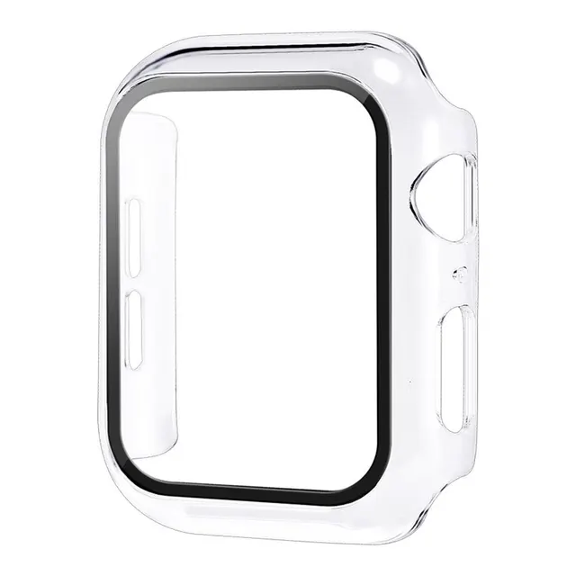 Θήκη Προστασία PC + Tempered Glass Sonique για Apple Watch Apple Watch 7/8/9 45mm Διάφανο