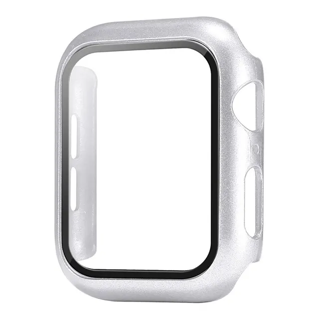 Θήκη Προστασία PC + Tempered Glass Sonique για Apple Watch Apple Watch 10/11 42mm Ασημί