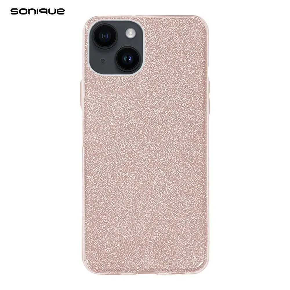Θήκη Σιλικόνης Sonique Shiny Apple iPhone 14 Ροζ