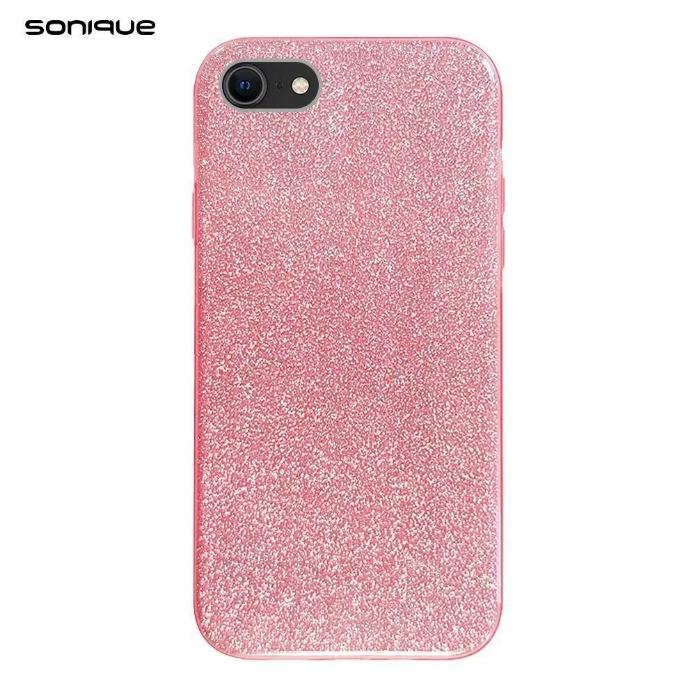 Θήκη Σιλικόνης Sonique Shiny Apple iPhone 7 / iPhone 8 / iPhone SE 2020 / iPhone SE 2022 Ροζ
