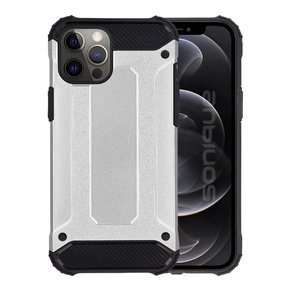 Θήκη Heavy Armor Sonique Apple iPhone 12 Pro Max Ασημί