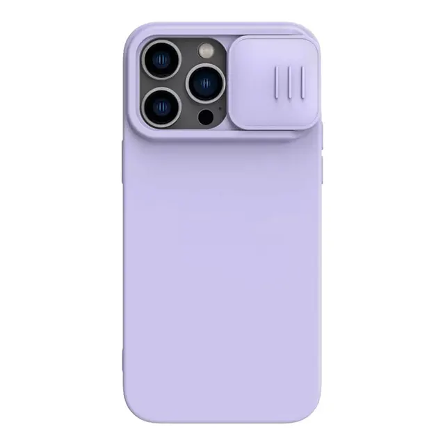 Θήκη Σιλικόνης Nillkin CamShield Silky Apple iPhone 14 Pro Λιλά