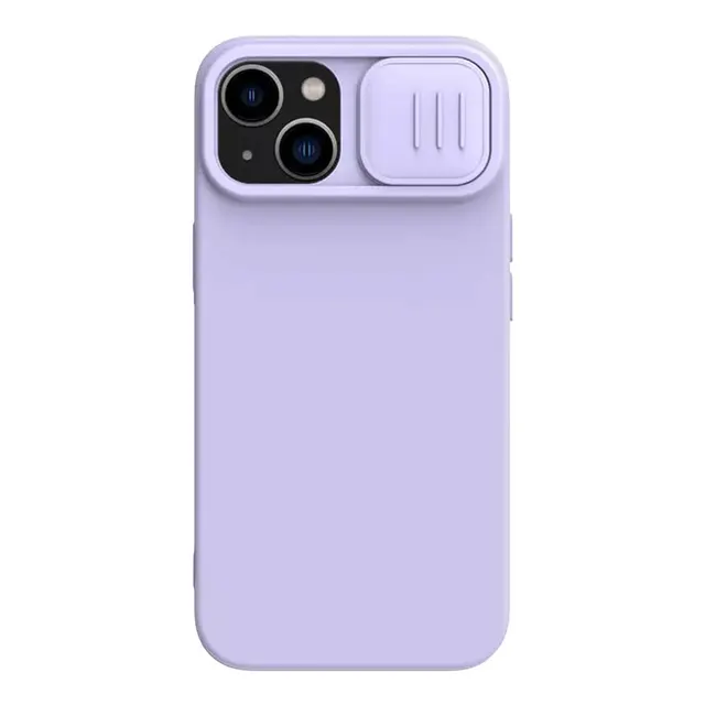 Θήκη Σιλικόνης Nillkin CamShield Silky Apple iPhone 14 Plus Λιλά