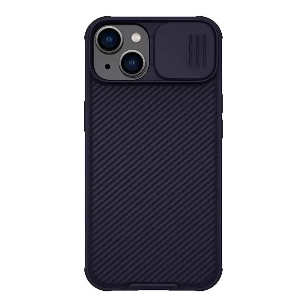 Θήκη Πλαστική Nillkin Camshield Pro Apple iPhone 14 Μωβ Σκούρο