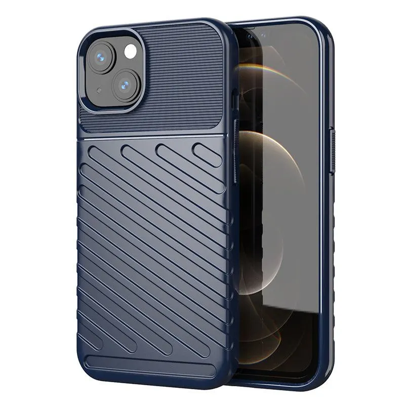 Θήκη Κινητού Thunder Case Flexible Tough Rugged Apple iPhone 13 Mini Μπλέ