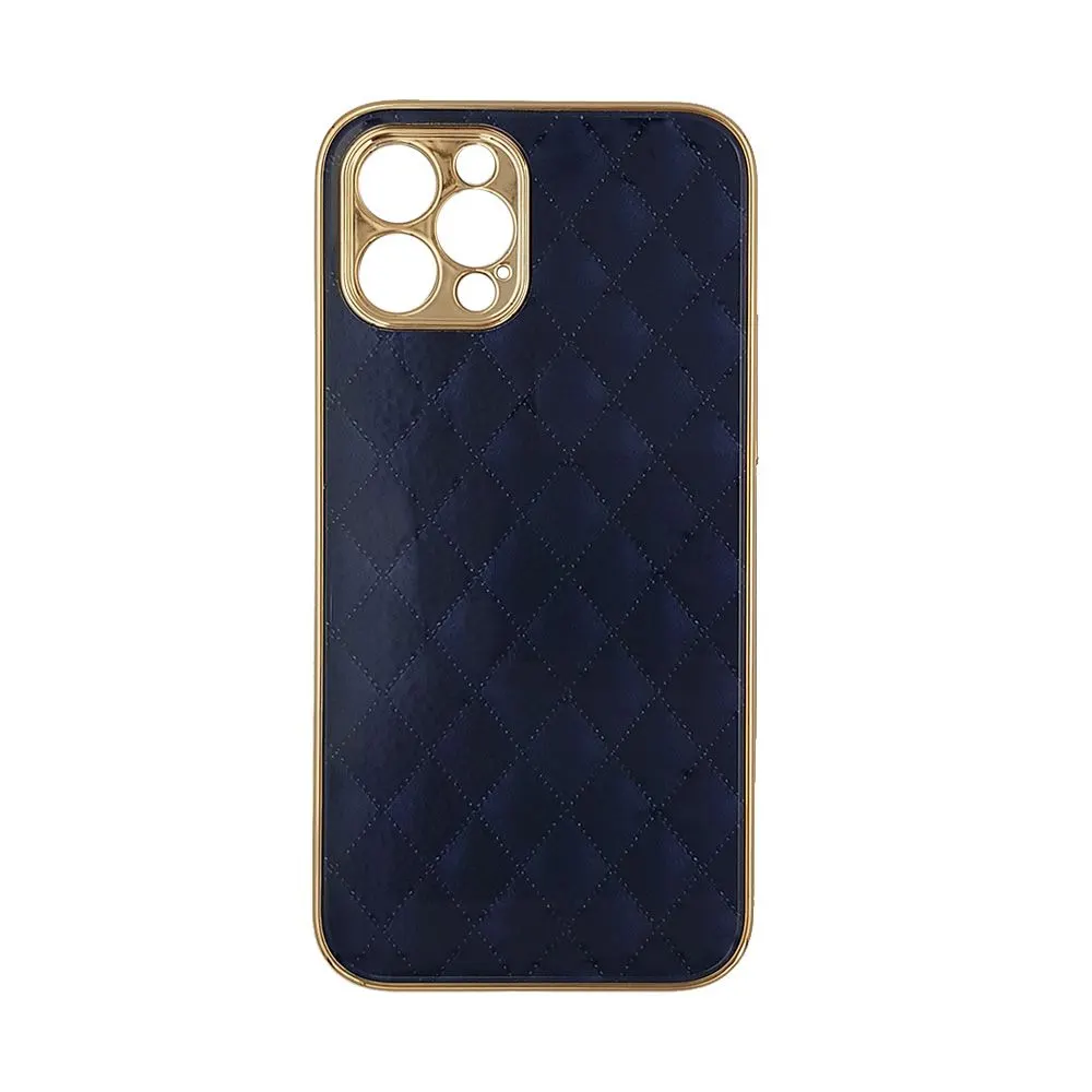 GKK Electroplate Glass Case Apple iPhone 12 Pro Cube Μπλε