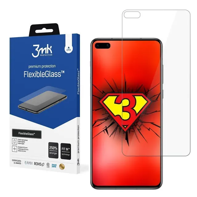 3MK Ευέλικτο Θωρακισμένο Γυαλί 7H για Huawei P40