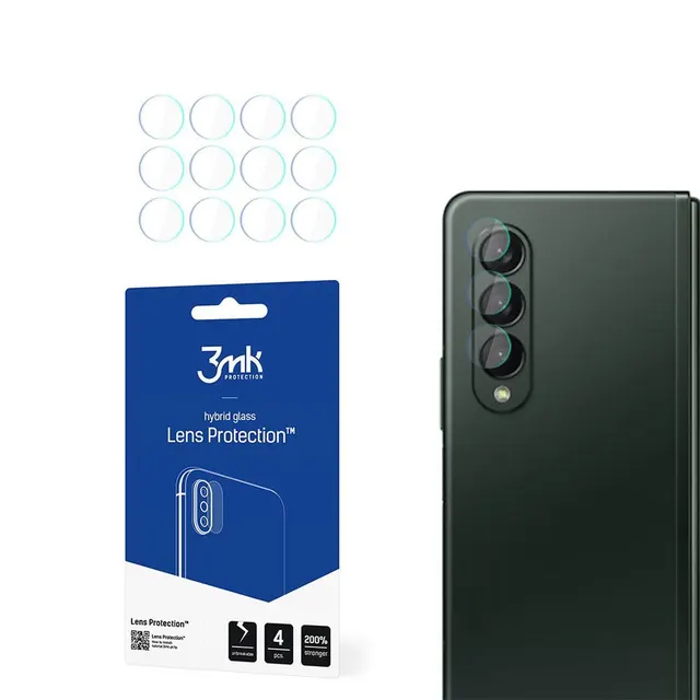 3MK FG Camera Lens Flexible Glass Film Prοtector 7H Samsung (4τμ) Galaxy Z Fold 3