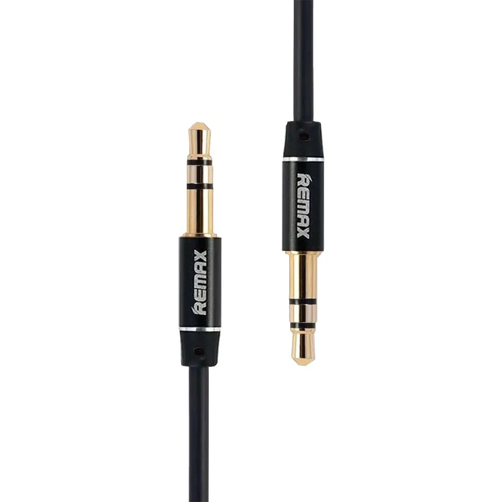 Remax RL-L200 Καλώδιο AUX 3.5mm male - 3.5mm male Μαύρο