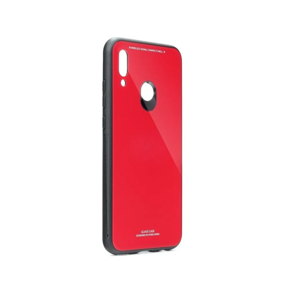 Glass Case Xiaomi Redmi Note 8 / Redmi Note 8 2021 Κόκκινο