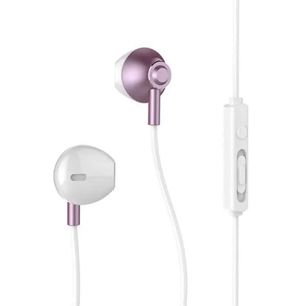 Ακουστικά REMAX Jack 3,5mm RM-711 Ροζ Χρυσό