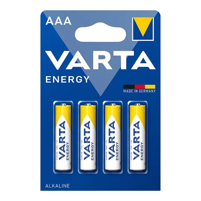 VARTA αλκαλικές μπαταρίες Energy, AAA/LR03, 1.5V, 4τμχ