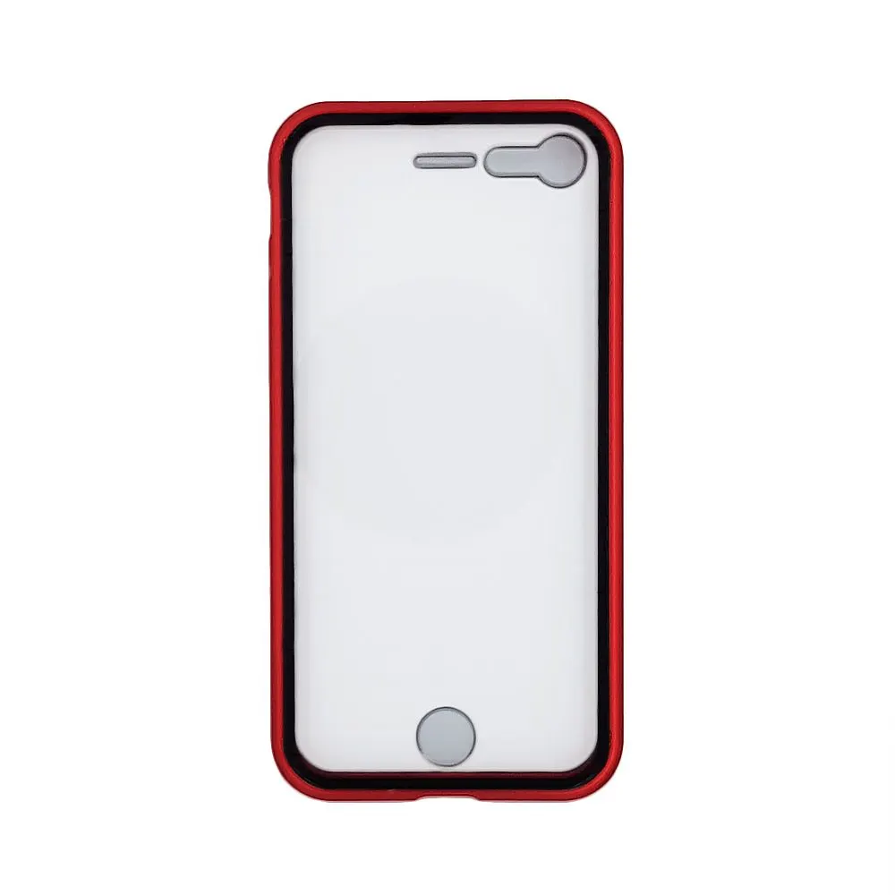 Μαγνητική Θήκη 360° front back Apple iPhone 7 / iPhone 8 / iPhone SE 2020 / iPhone SE 2022 Κόκκινο