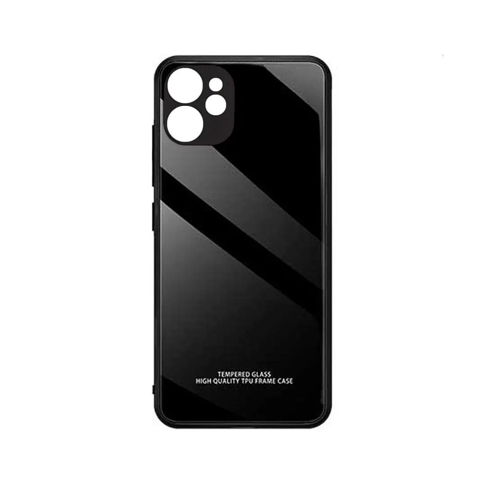 Glass Case Apple iPhone 12 mini Μαύρο