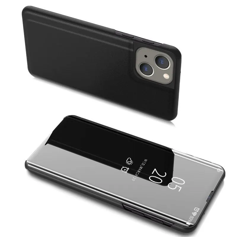 Clear View Cover Apple iPhone 13 Mini Μαύρο