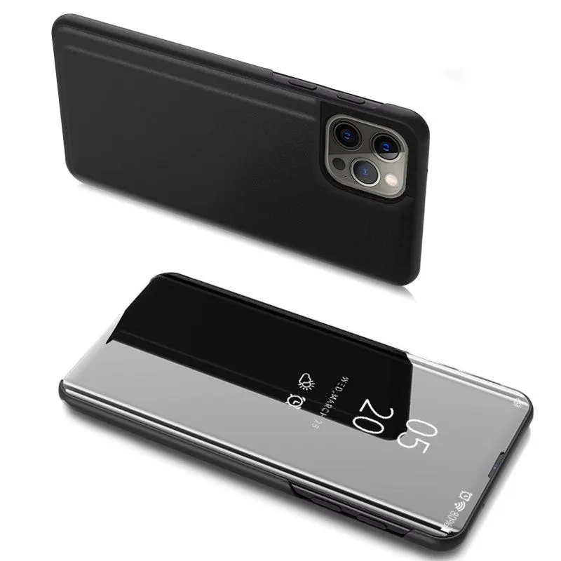 Clear View Cover Apple iPhone 13 Pro Μαύρο
