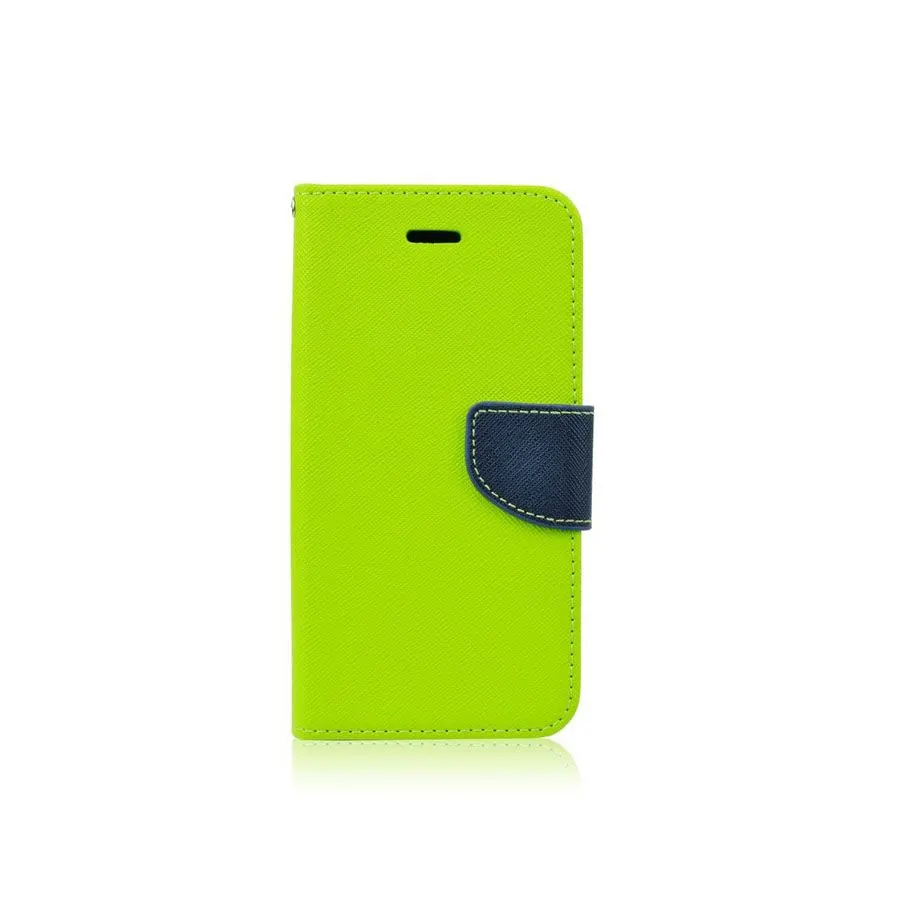 Fancy Book Nokia 7 Plus Λαχανί/Σκούρο Μπλε