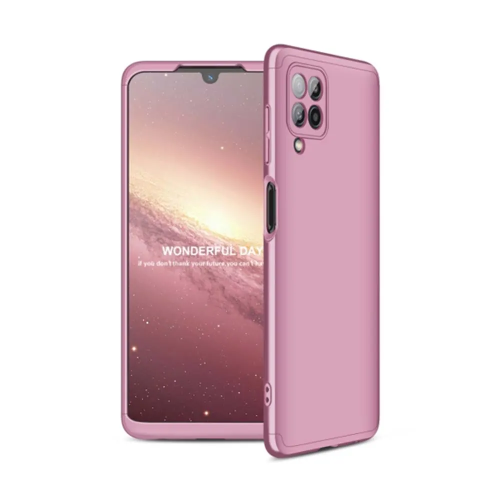 GKK 360 Full Body Protection Samsung Galaxy A22 4G / Galaxy M32 4G / Galaxy M22 4G Ροζ Χρυσό