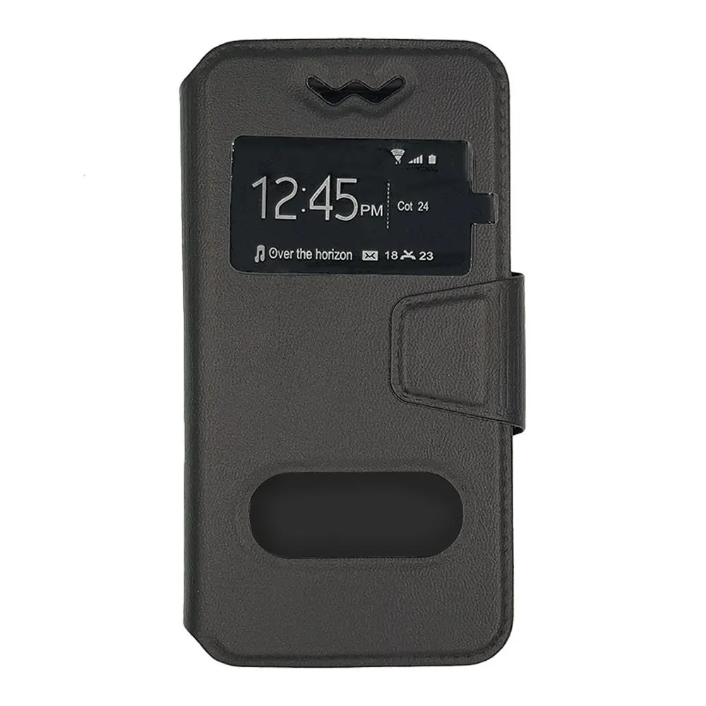 Θήκη Universal S-View Book 3,8"-4,3" Μαύρο