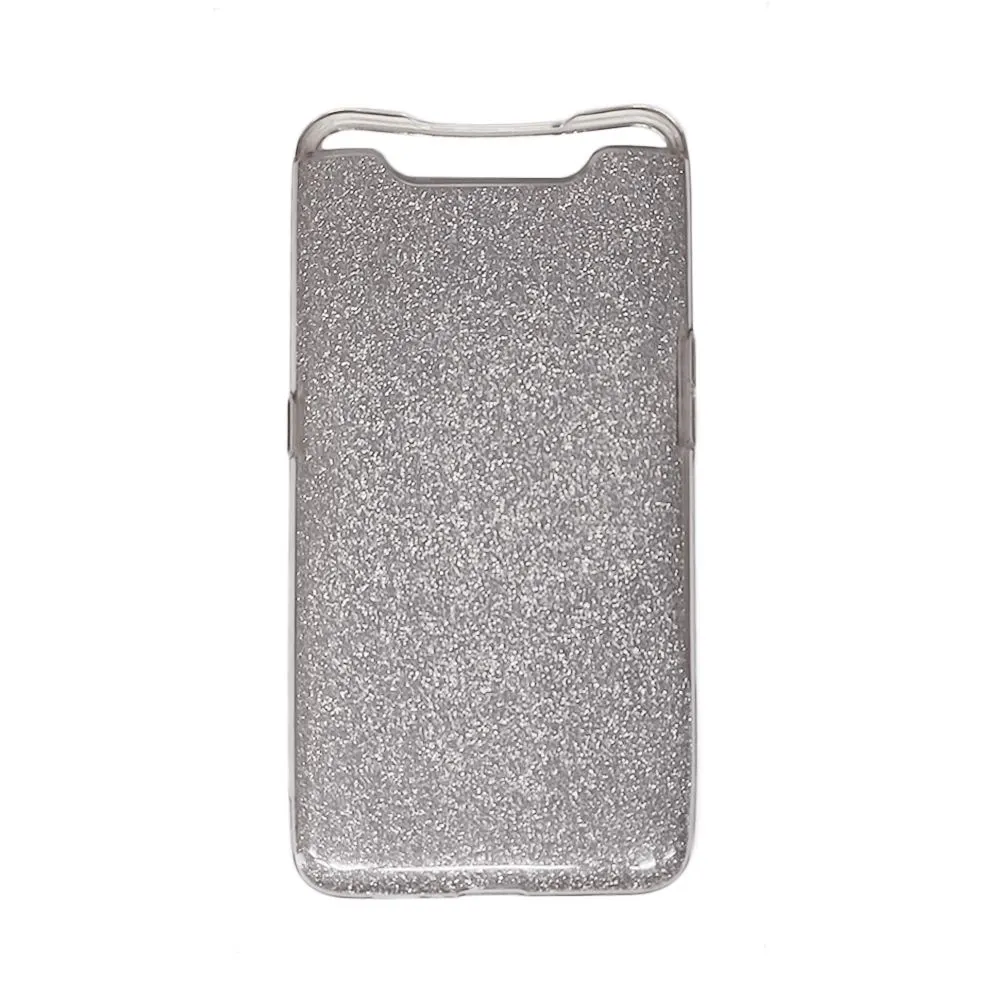 Θήκη Shining TPU Samsung Galaxy A80 Ασημί