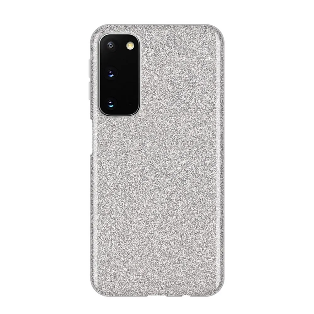 Θήκη Shining TPU Samsung Galaxy S20 Ασημί