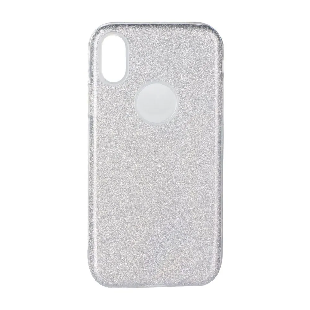 Θήκη Shining TPU Apple iPhone XS MAX Ασημί