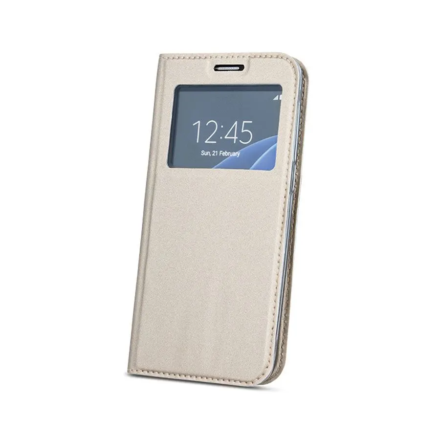 Smart Look Book Huawei P20 lite Χρυσό