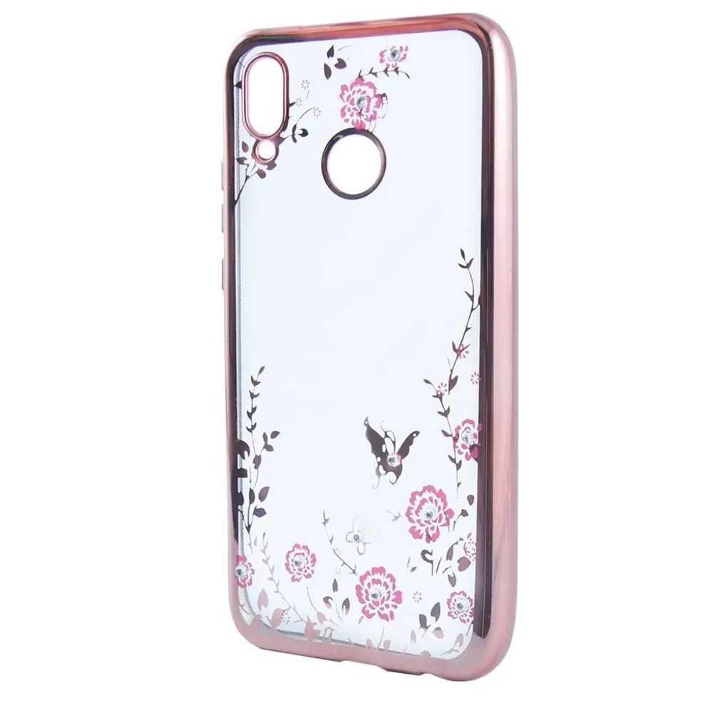 Diamond Case Samsung Galaxy A9 2018 Ροζ Χρυσό